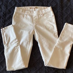 Zara white jeggings
